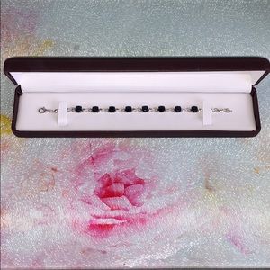 Helzberg Diamonds Sapphire and Diamond Bracelet